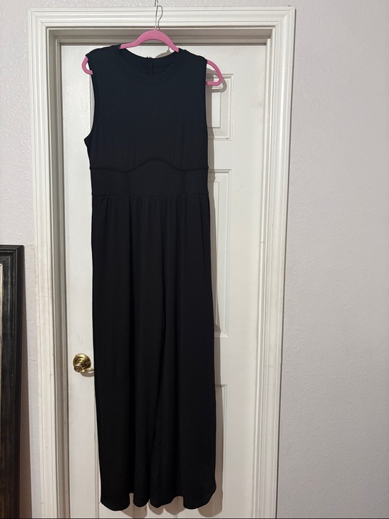 Source Unknown Pants - Source Unknown Black Sleeveless Jumpsuit